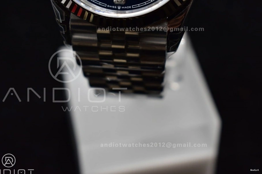 904L DateJust 1:1 Dial Jubilee 126234 VSF Steel VS3235 Blue SS 36 Best Edition Diamond On Bracelet 0127